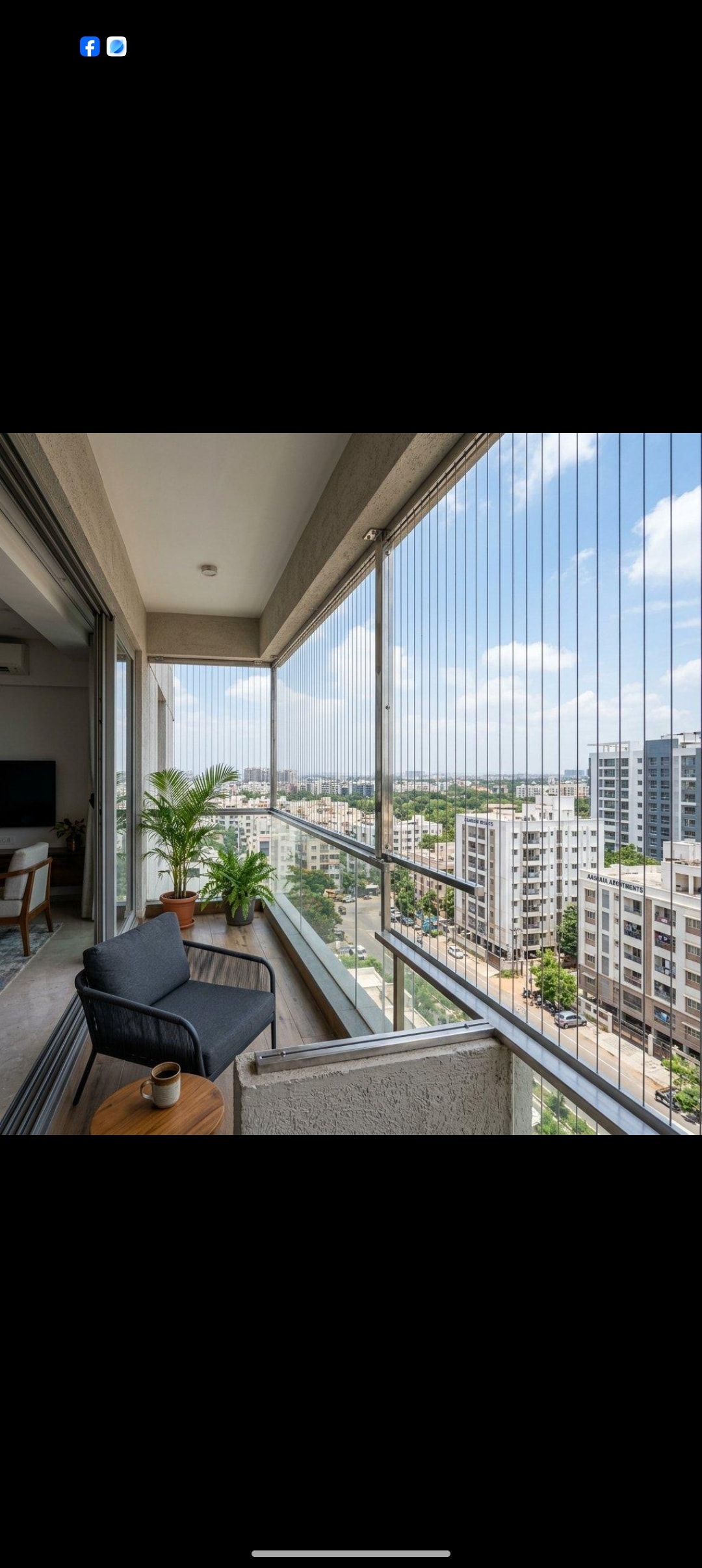 Balcony Invisible Grills